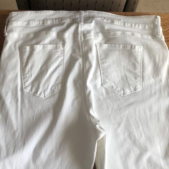 NYDJ White Ami Ankle Skinny Jeans Size 16 - Picture 7 of 14